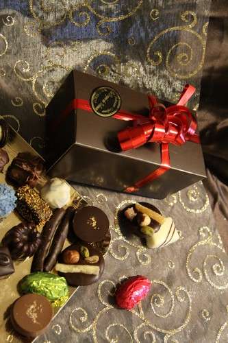 Ballotins de 350g de chocolats assortis Valrhona : Chocolat