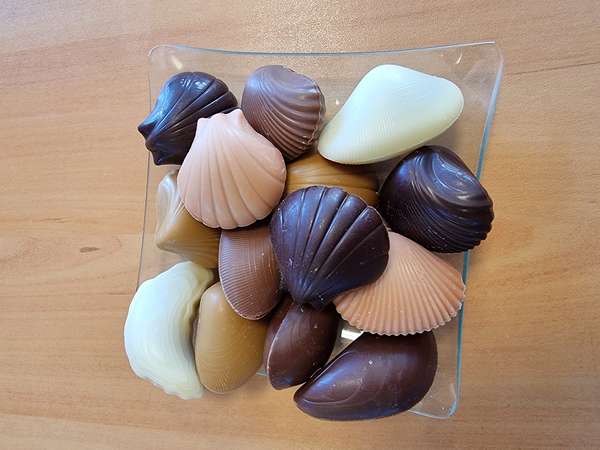 Coquillages de Pâques Valrhona : Chocolat