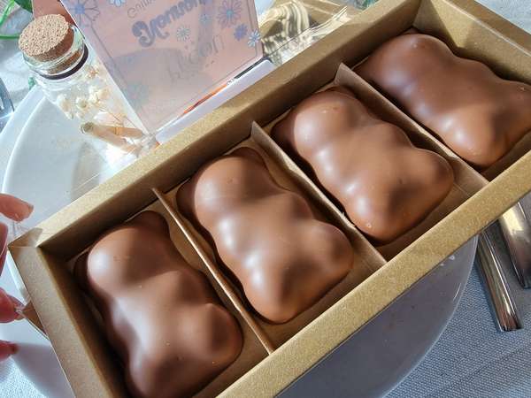  ourson guimauve : Chocolat