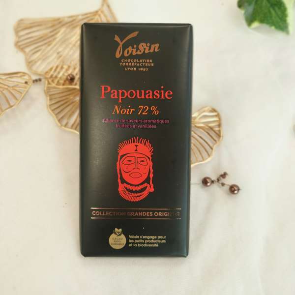 Tablette chocolat 72% Papouasie : Chocolat